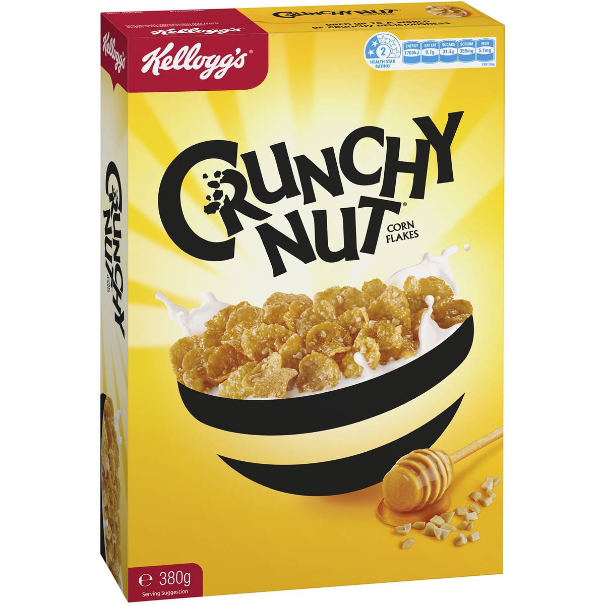 Kellogg's Crunchy Nut Corn Flakes 380g