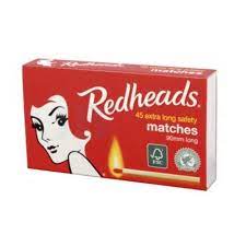 Redhead Matches Extra Long 45pk