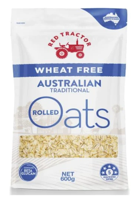 Red Tractor Wheat Free Rolled Oats 600g