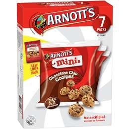 Arnott's Mini Choc Chip Cookies 7pk