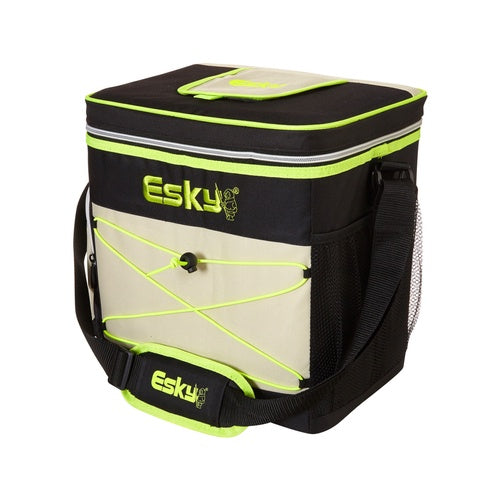 Esky 30 Can Hybrid Cooler Bag  - Black & Lime