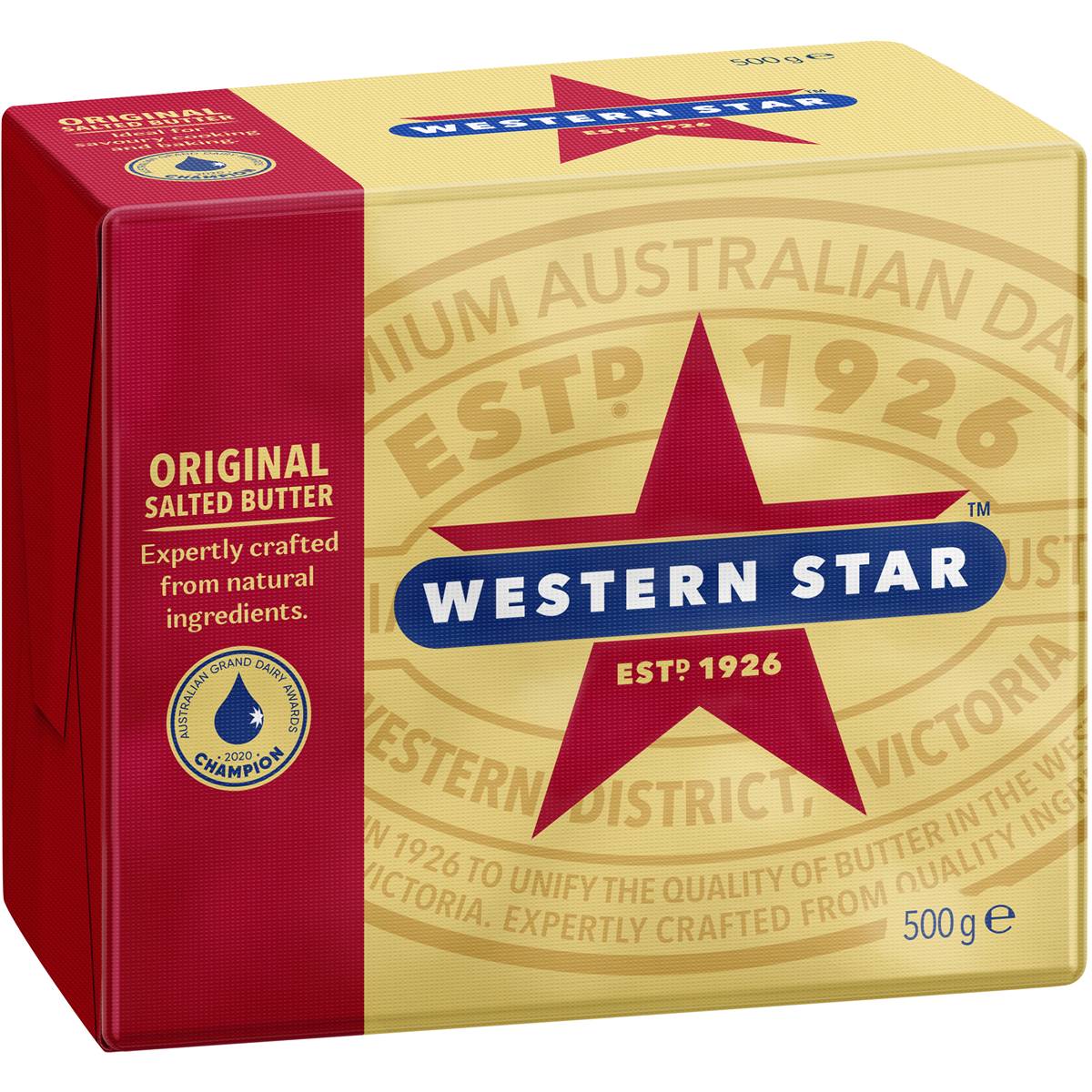 Western Star Original Block Butter 500g
