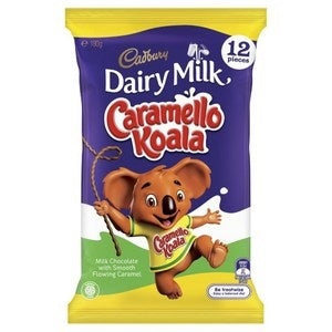 Cadbury Caramello Koala 180g 12pk