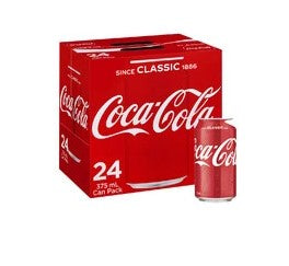 Coca Cola Coke Cans 375mL 24pk