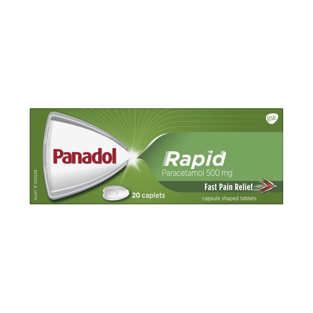 Panadol Rapid Caplets 20 pack