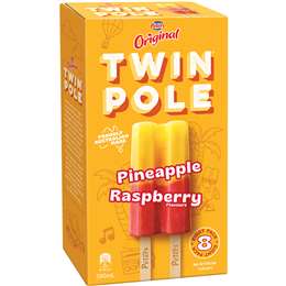 Peters Twin Pole Pineapple/Raspberry 8pk