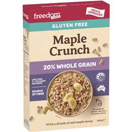 Freedom Maple Crunch Cereal Gluten Free 360g