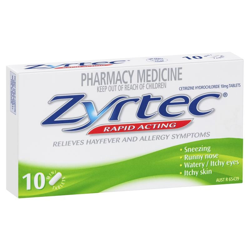 Zyrtec Rapid Acting Tablets 10pk