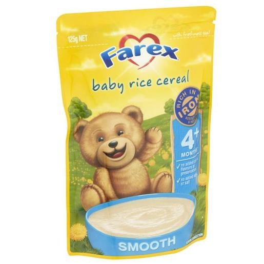 Farex Baby Rice Cereal 4+mth 125g
