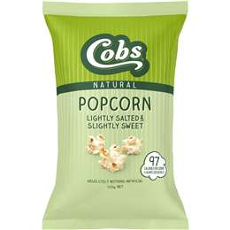 Cobs Lightly Salted, Slightly Sweet Popcorn 120g