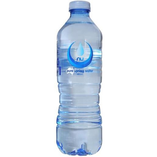 Nu Pure Spring Water 600mL