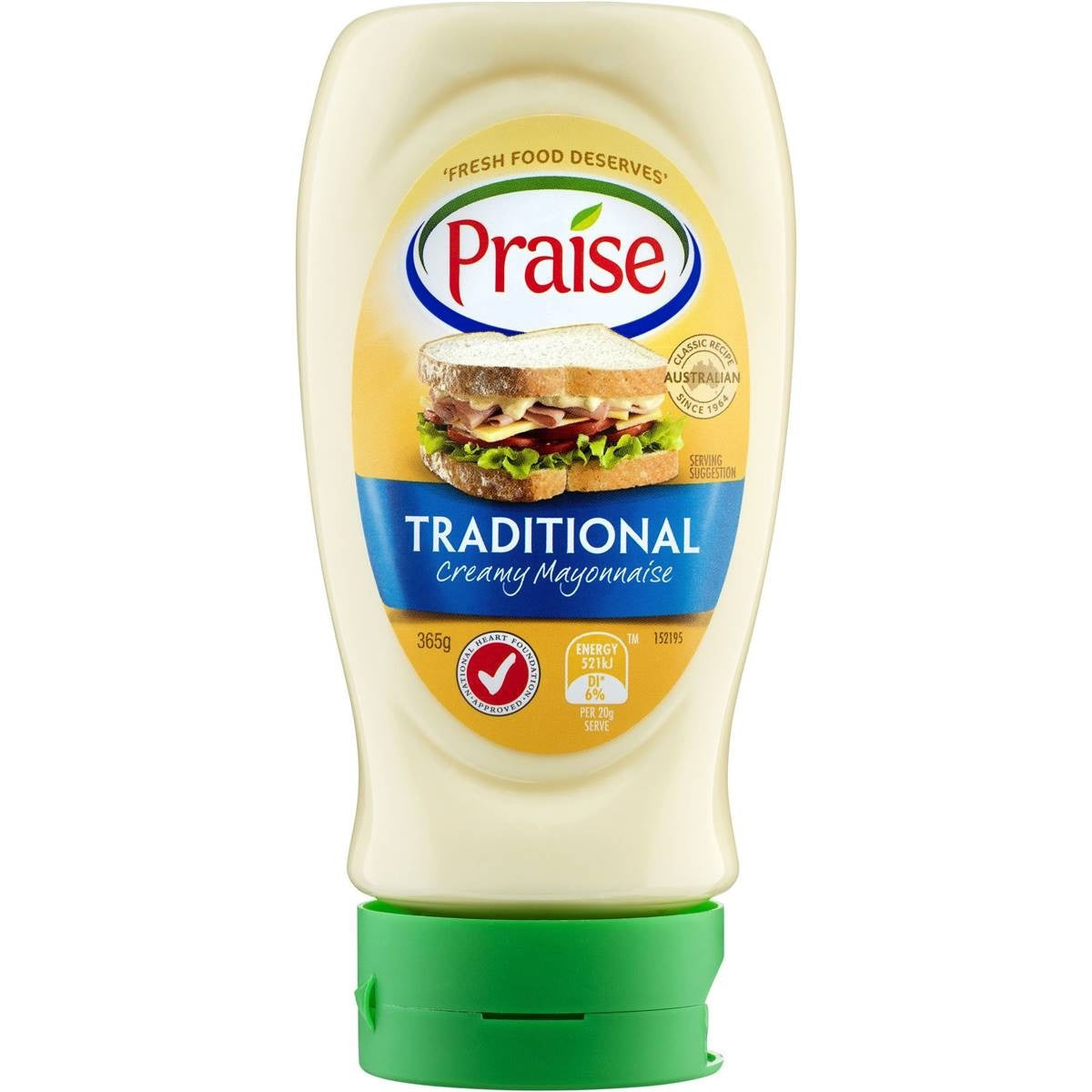 Praise Traditional Mayonnaise 365g
