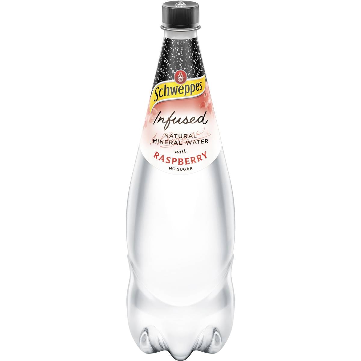 Schweppes Infused Natural Mineral Water With Raspberry 1.1l
