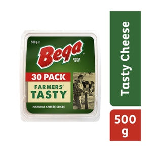 Bega Cheese Slices Tasty 500g