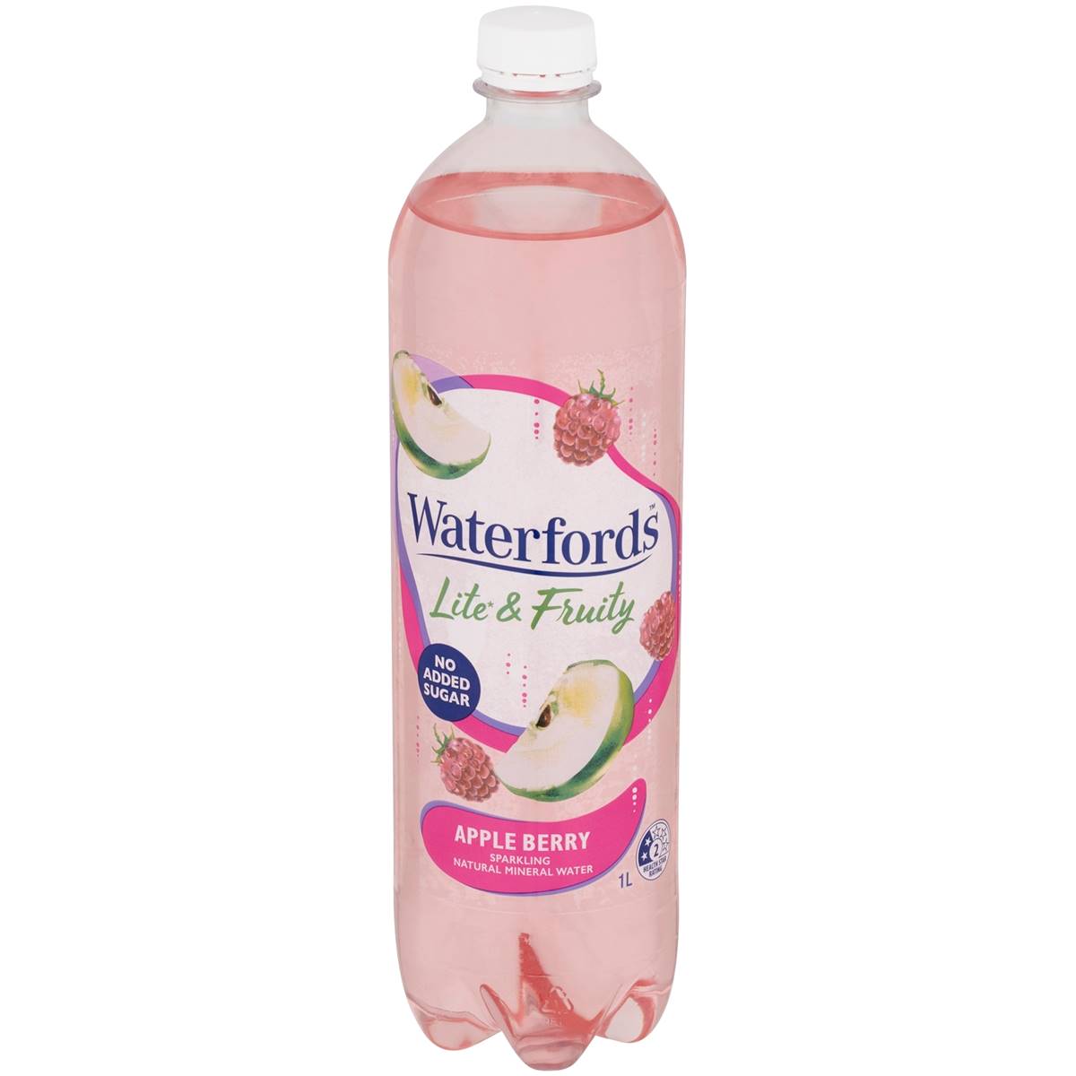 Waterfords Sparkling Mineral Water Apple Berry 1L