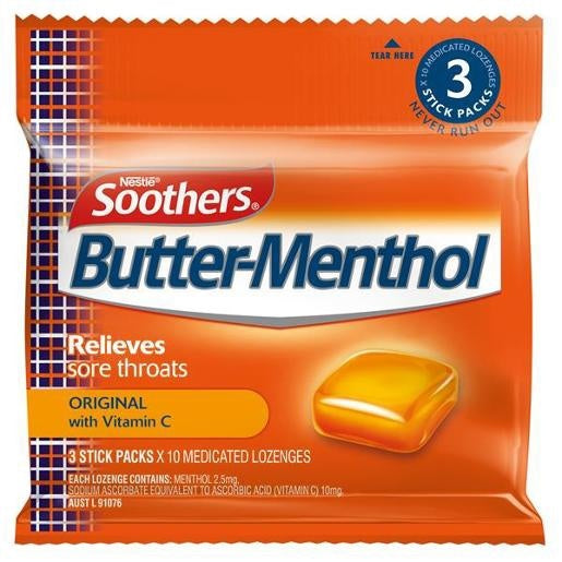 Butter Menthol 3 x 40g