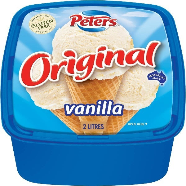 Peters Original Vanilla Ice Cream 2L