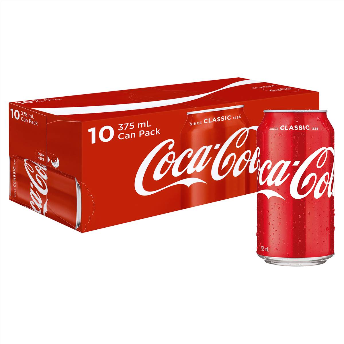 Coca Cola Coke Cans 375mL 10pk