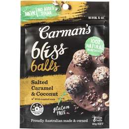 Carmans Salted Caramel Bliss Balls 80gm
