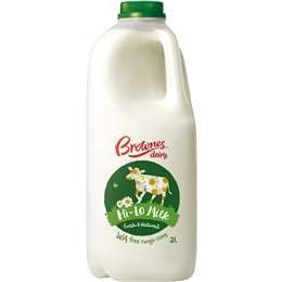 Brownes Milk Hi Lo 2L