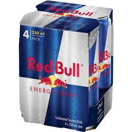 Red Bull Energy Drink 250mL 4pk