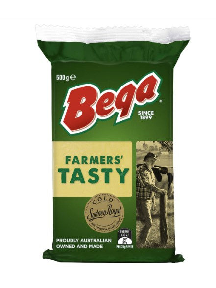 Bega Tasty Block Cheese 500g
