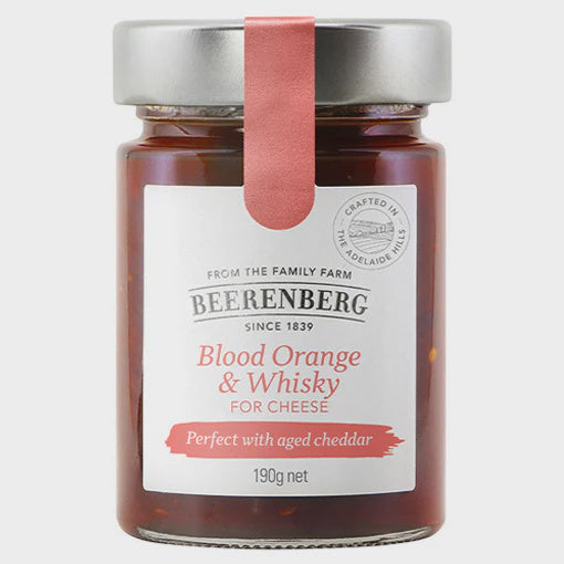 Beerenberg Blood Orange & Whisky For Cheese 190g