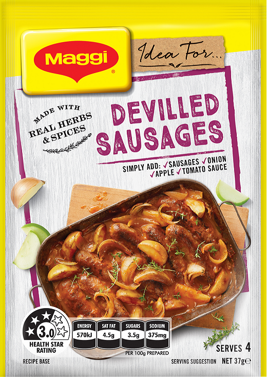 Maggi Devilled Sausages 37g