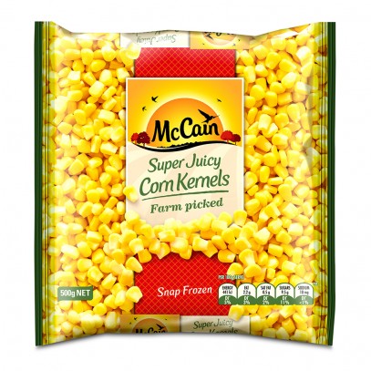 McCain Super Juicy Corn Kernels Farm Picked 500g