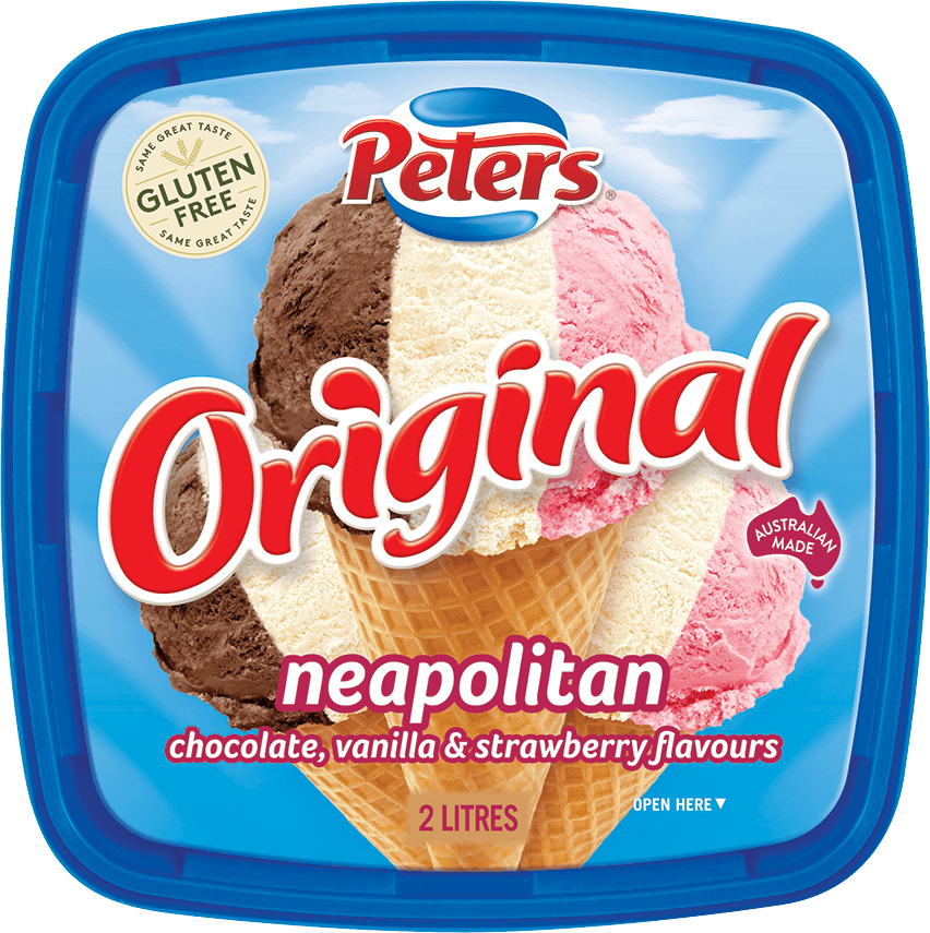 Peters Original Neapolitan Ice Cream 2L