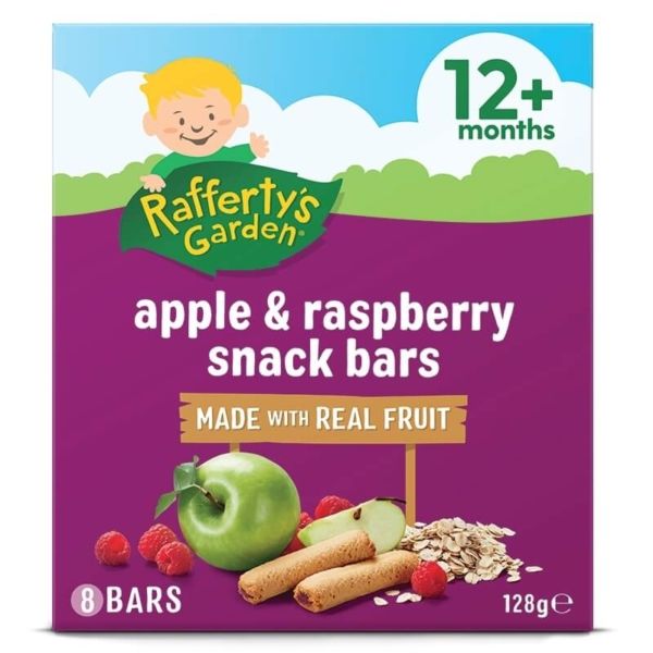 Rafferty's Apple & Raspberry Snack Bars 8pk
