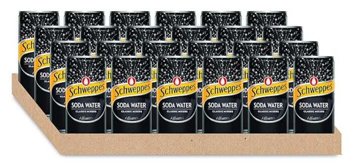Schweppes Soda Water 200ml 24pk