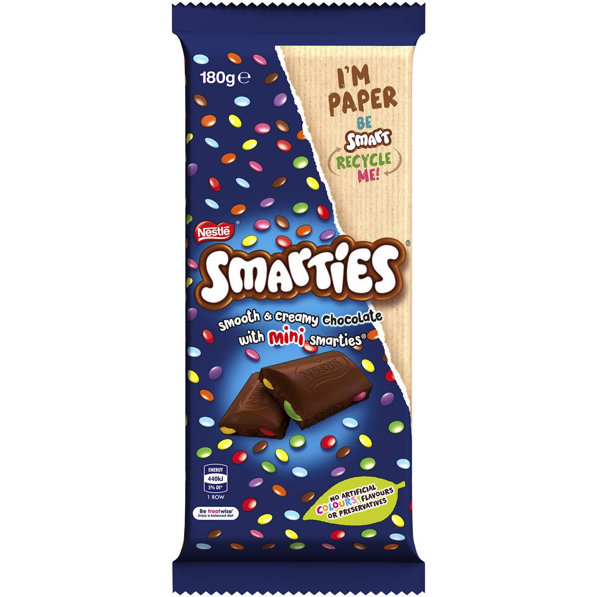 Nestle Smarties Chocolate Block 180g