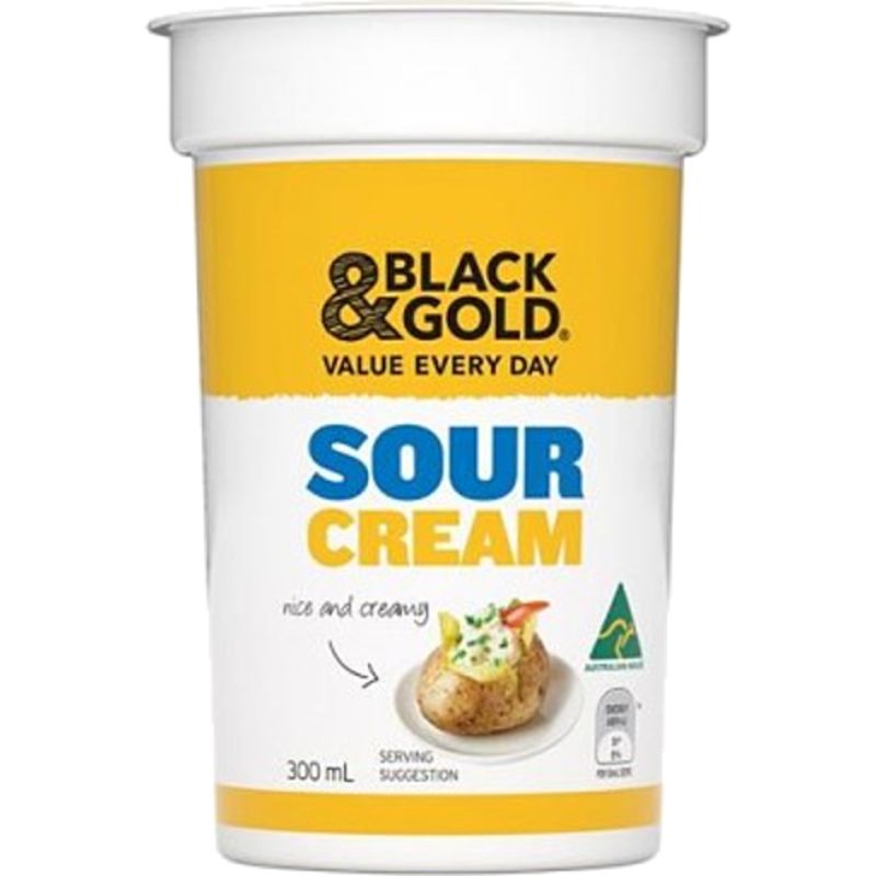 Black & Gold Sour Cream 300g