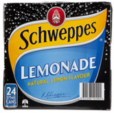 Schweppes Lemonade Cans 375mL 24pk