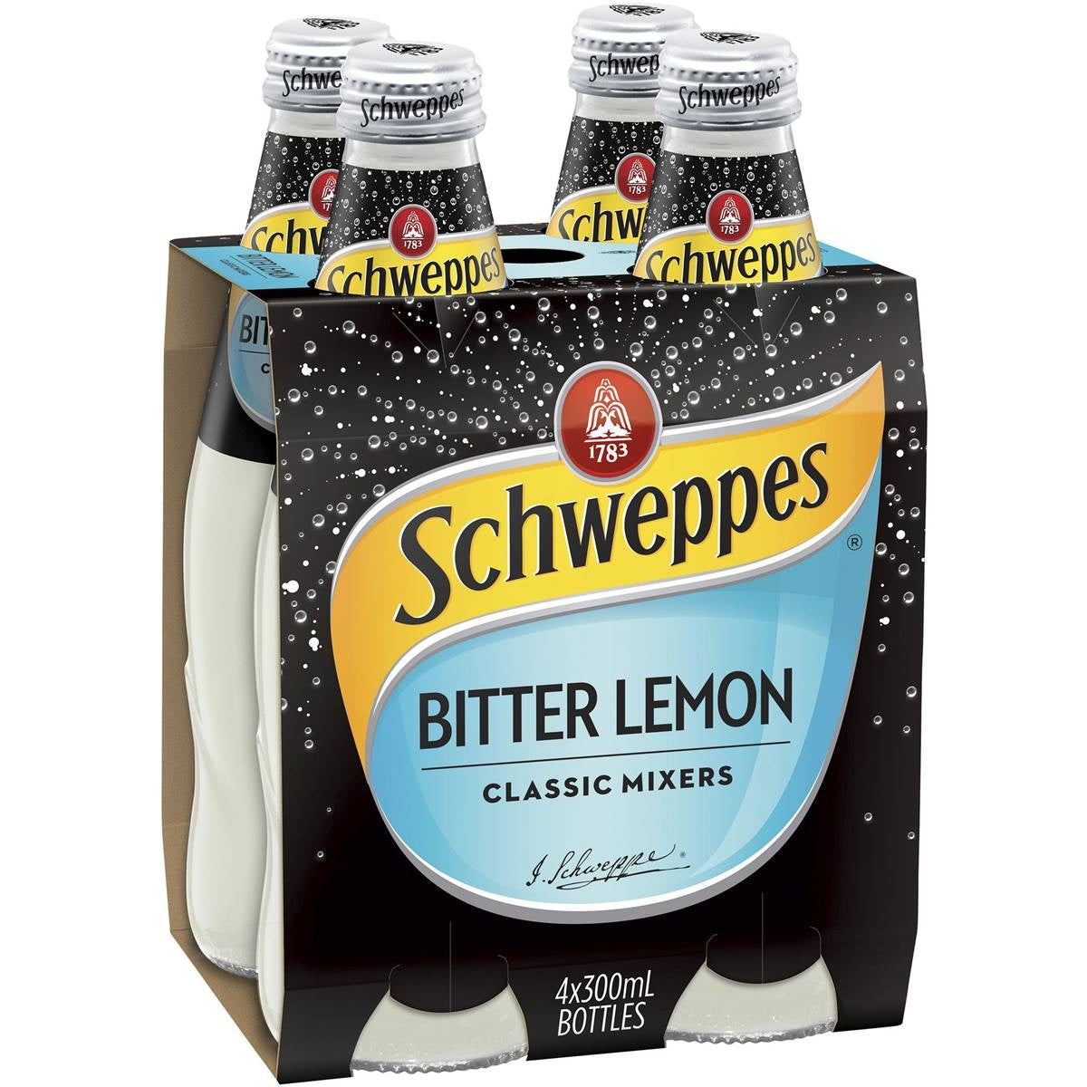 Schweppes Bitter Lemon 300mL 4pk