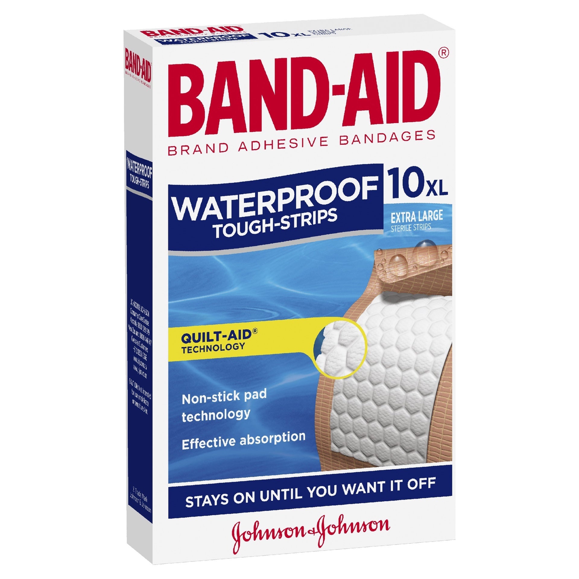 Band-Aid Waterproof Strips Extra Large 10pk