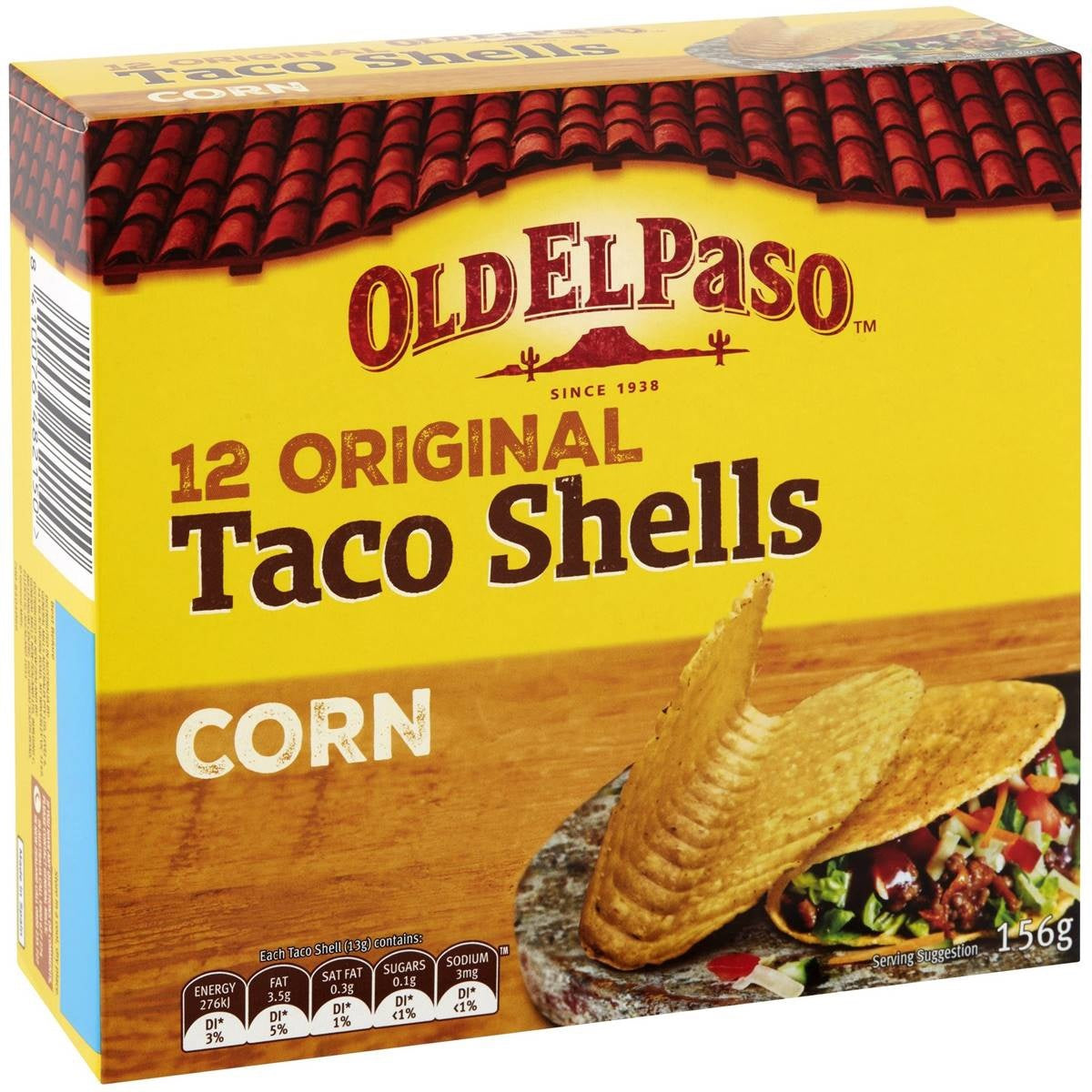 Old El Paso Taco Shells 12pk 135g