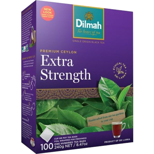Dilmah Tea Bags Extra Strength Cup Pot 100pk