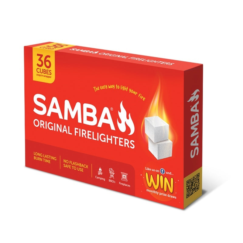 Samba Original White Firelighters 36pk