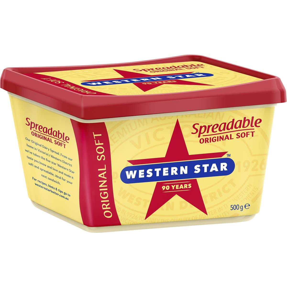 Western Star Spreadable Butter Original Soft 500g