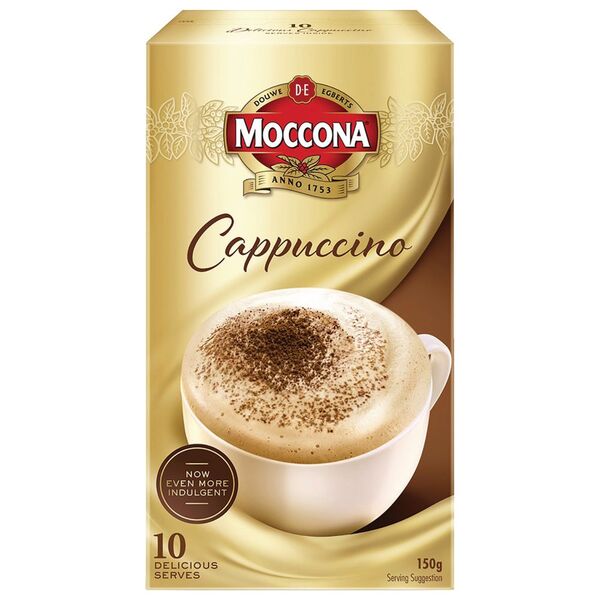 Moccona Cappuccino Sachets 10pk