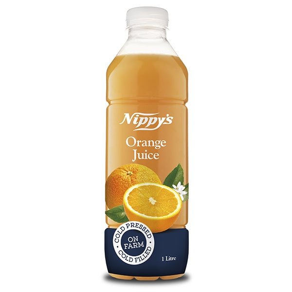 Nippys Juice Fresh Cold Pressed Ornge Unsweetd 1lt