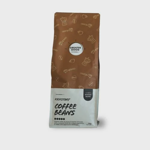 Greater Good (Campus&Co.) Coffee Beans Kickstart Premium Blend Strong Roast 1kg”