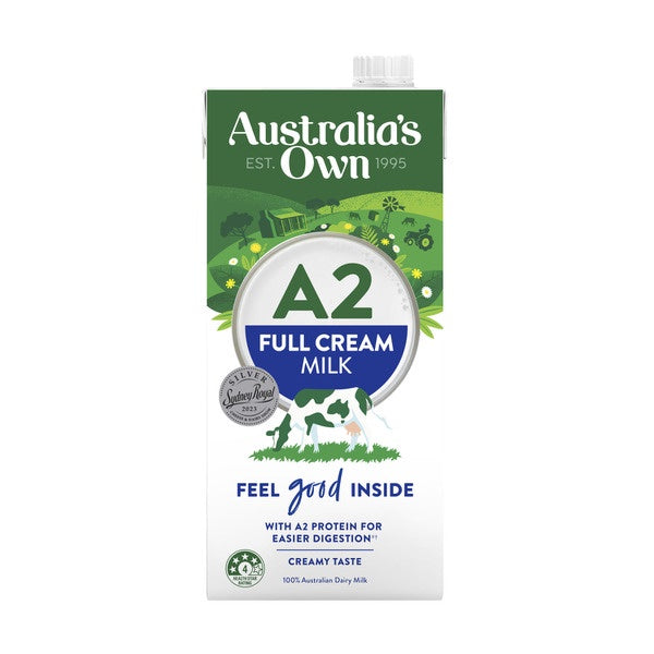 Australia's Own A2 Full Cream UHT 1L