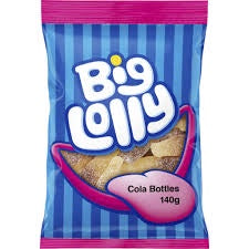 Big Lolly Sour Cola Bottles 140g