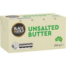 Black & Gold Unsalted Butter 250g