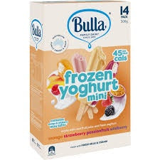 Bulla Mini Frozen Yoghurt Assorted Flavours 14 pk