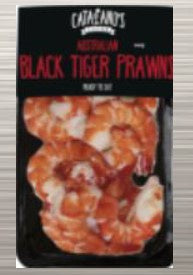 Catalanos Australian Black Tiger Prawn Ckd Peel  200g