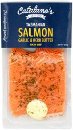 Catalanos Tasmanian Salmon with herbs & Garlic 200g